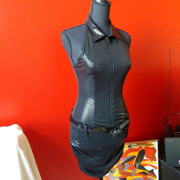 Flamingo USA sequence little black party dress - Picture 3 of 8